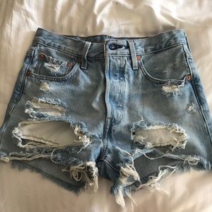 brand new high waisted levi shorts
